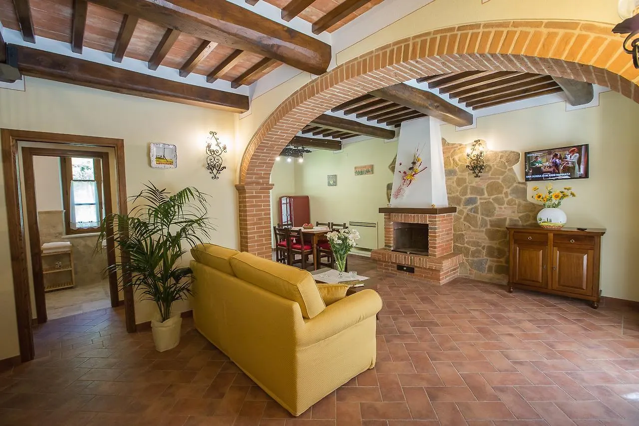 אפרטהוטל Montepulciano Stazione Borgo Poggiardelli איטליה